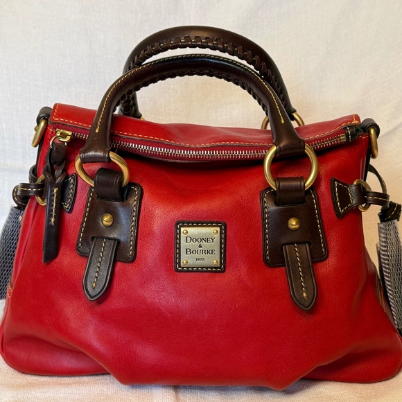 Dooney & Bourke Stanch Satchel - Red - Picture 1 of 5